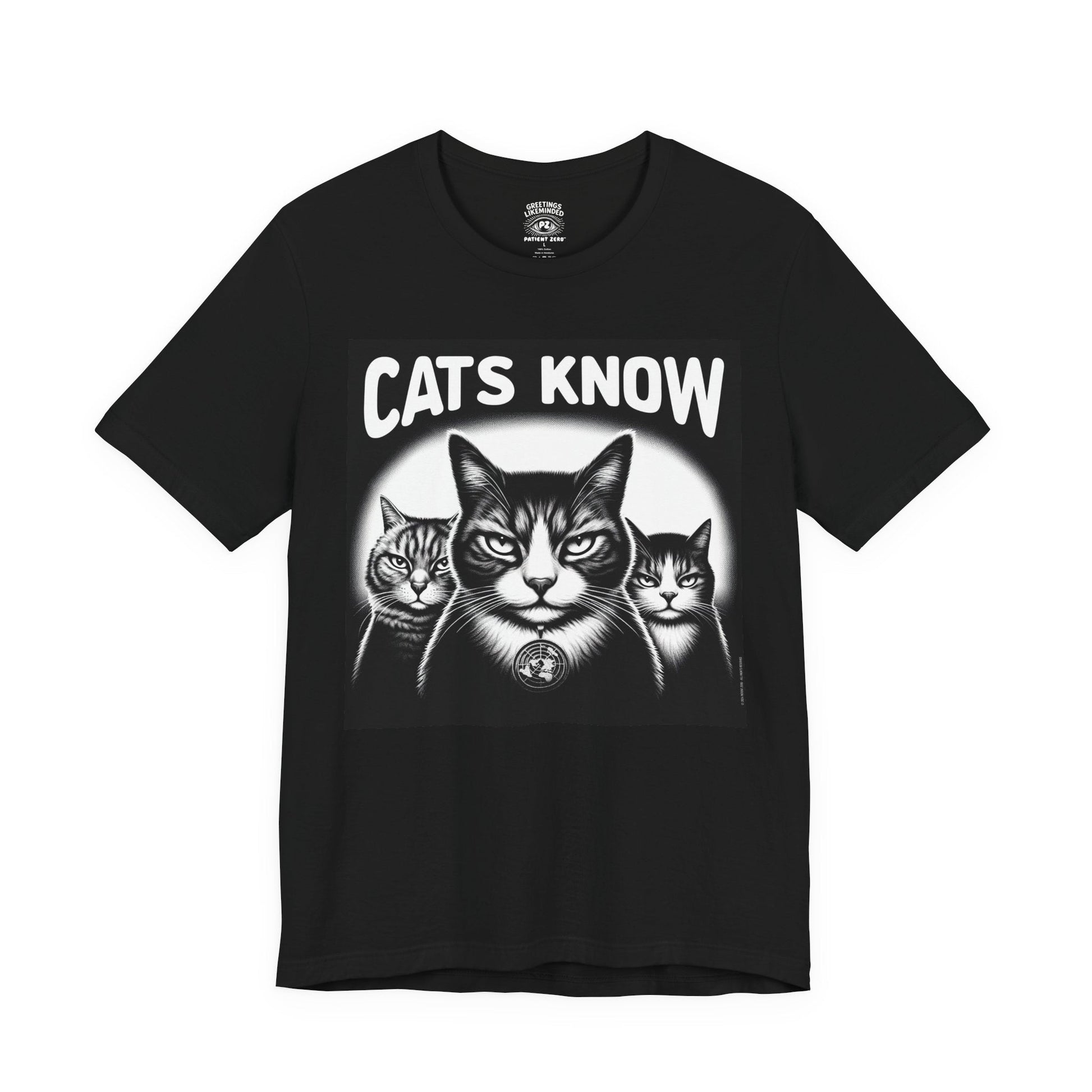 T-Shirt | Cats Know | Black