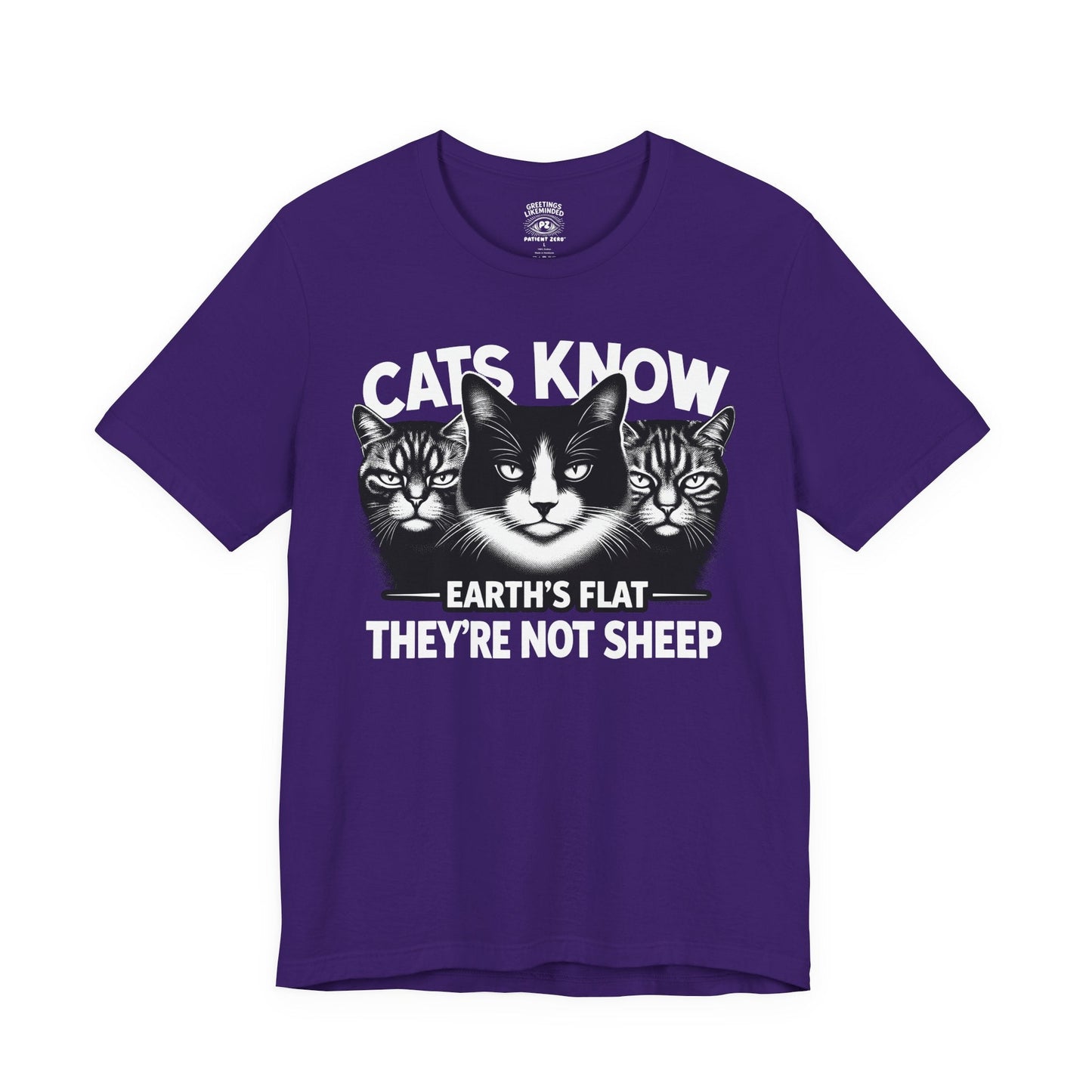 T-Shirt | Cats Know | Team Purple