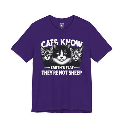 T-Shirt | Cats Know | Team Purple