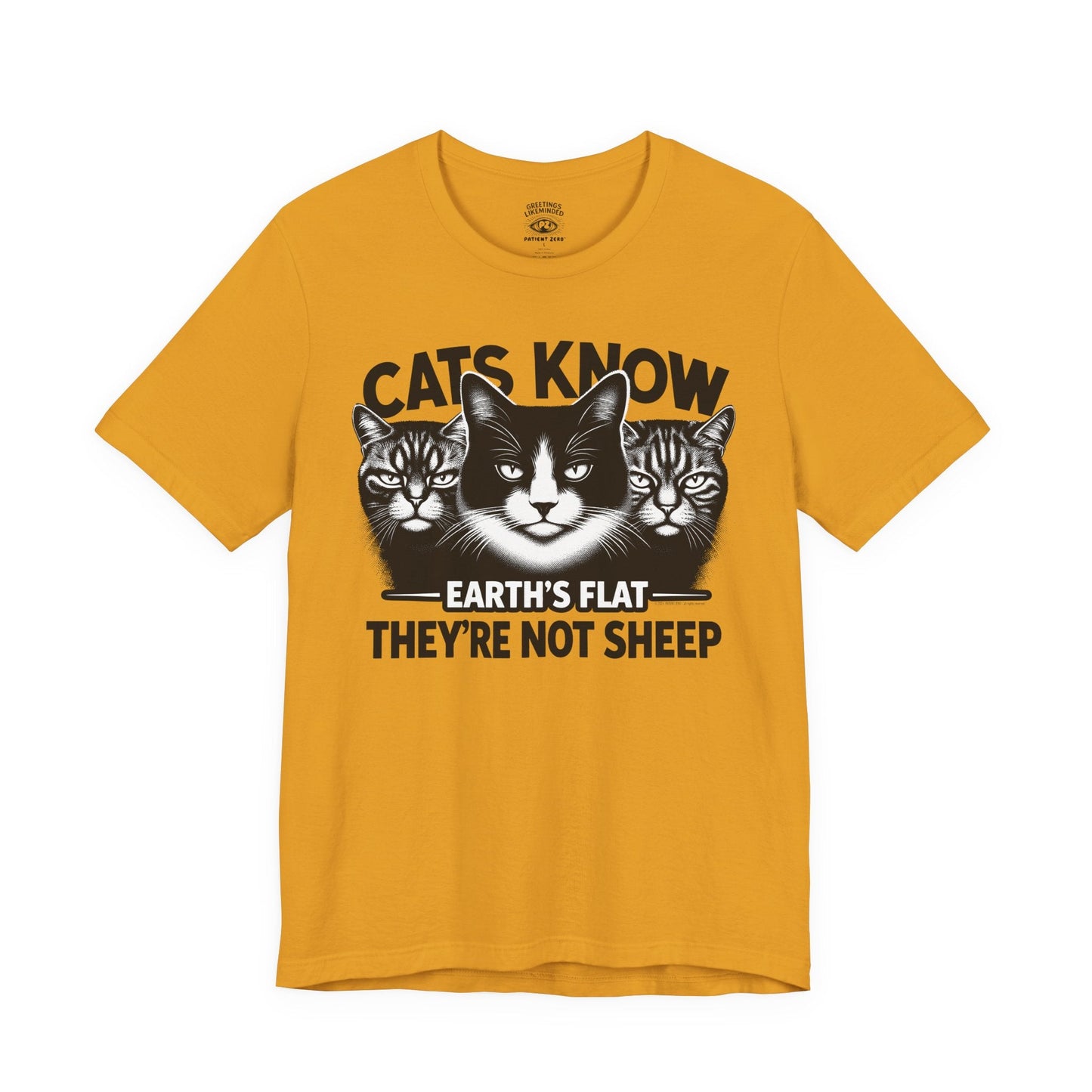 T-Shirt | Cats Know | Mustard