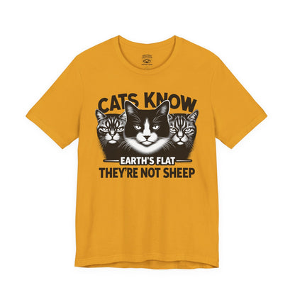 T-Shirt | Cats Know | Mustard