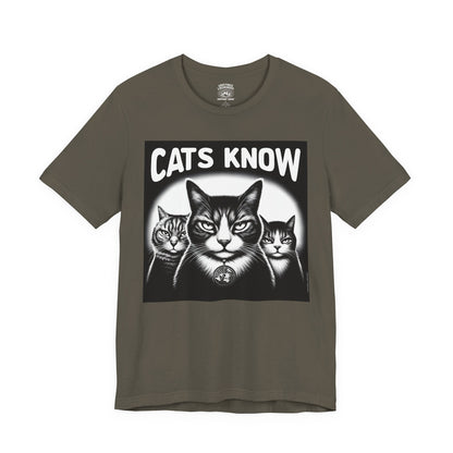 T-Shirt | Cats Know | Army