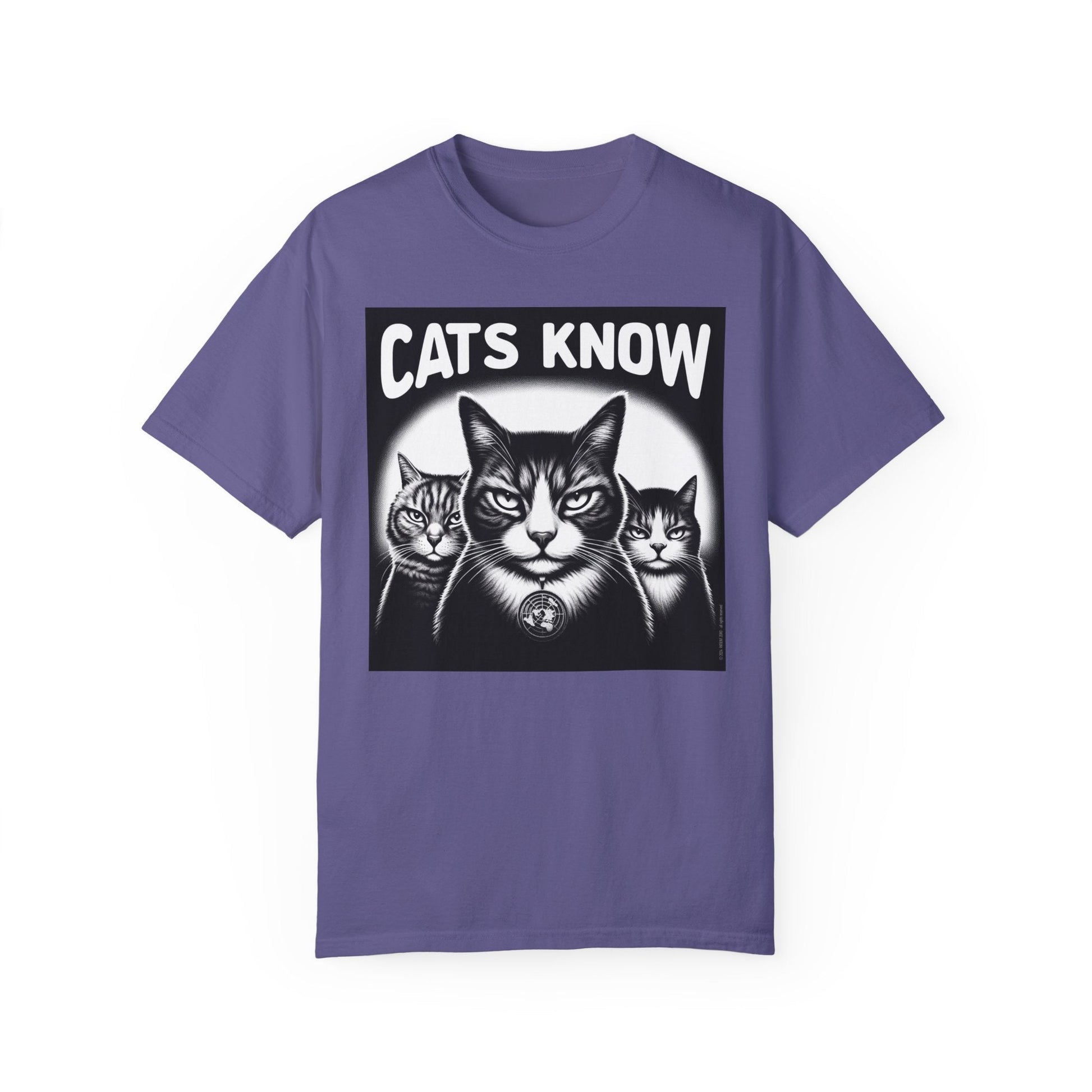 T-Shirt | Cats Know | Grape