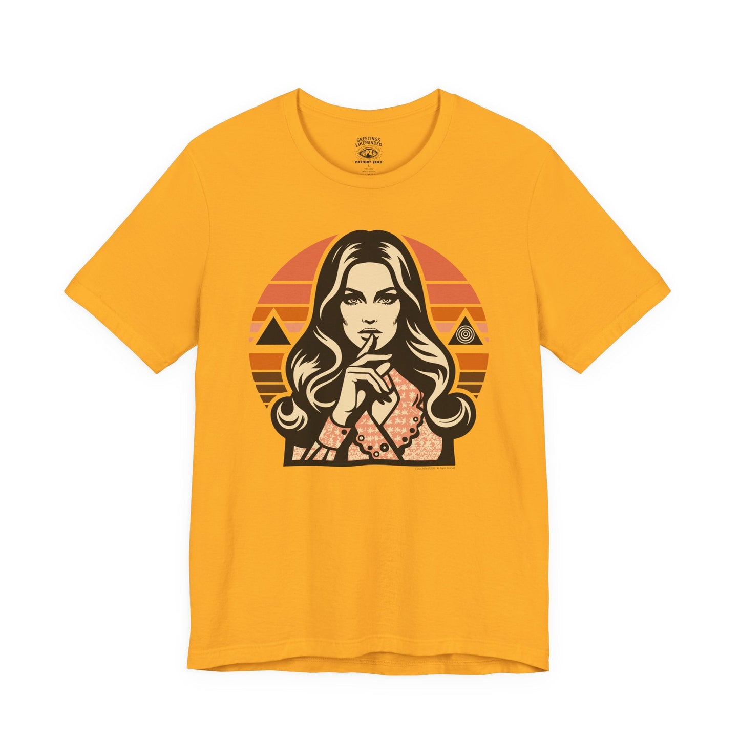 T-Shirt | Conspiracy Lady | Gold