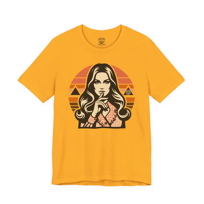 T-Shirt | Conspiracy Lady | Gold