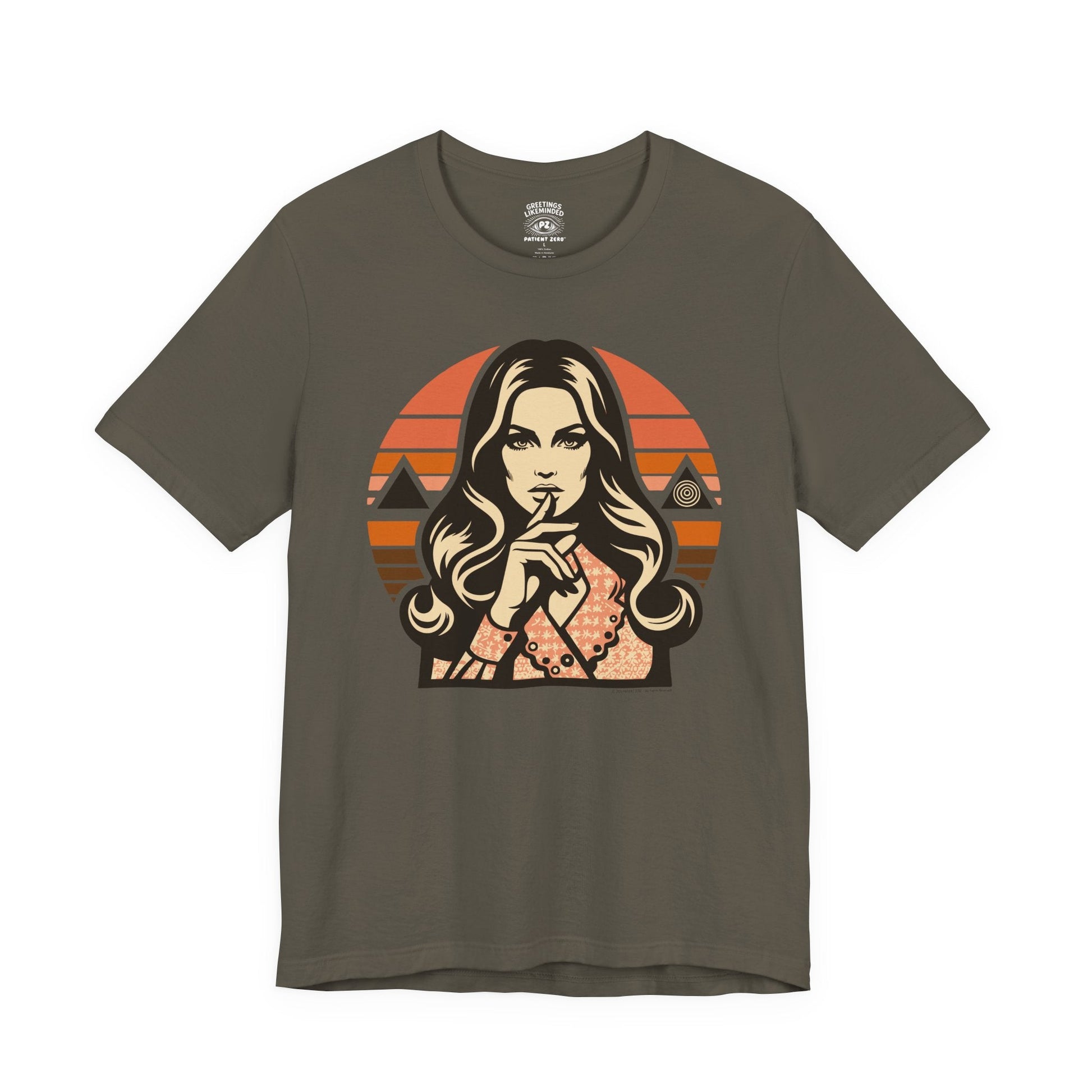 T-Shirt | Conspiracy Lady | Army