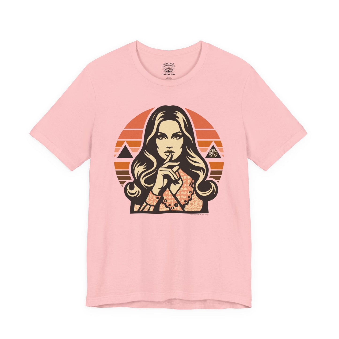 T-Shirt | Conspiracy Lady | Pink