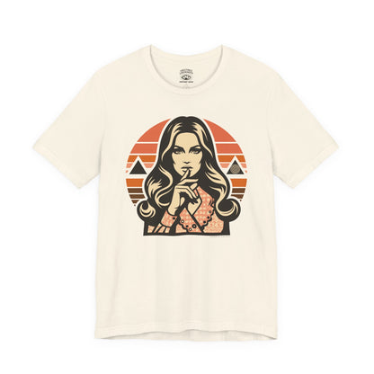 T-Shirt | Conspiracy Lady | Natural