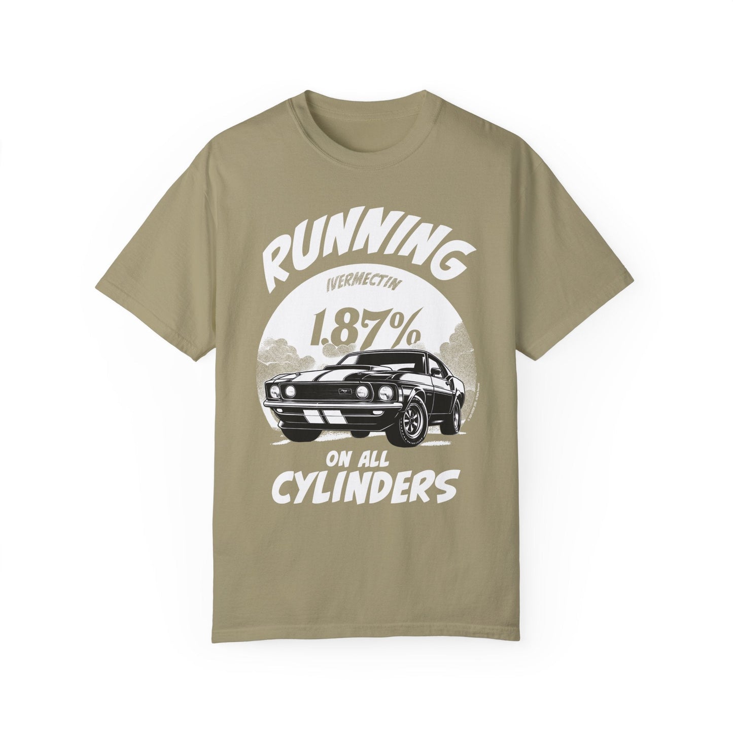 T-shirt | All Cylinders | Khaki