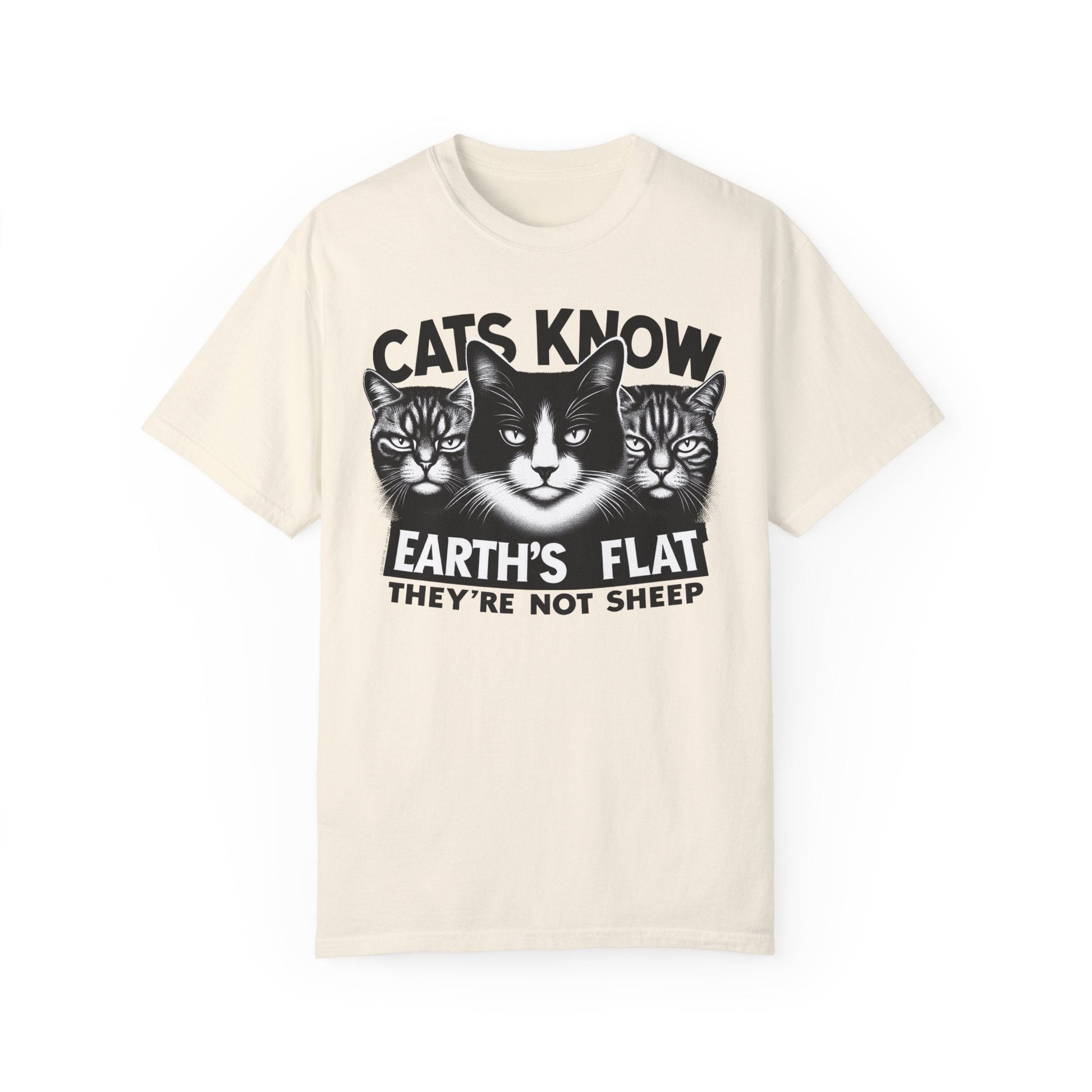 T-Shirt | Cats Know | Ivory