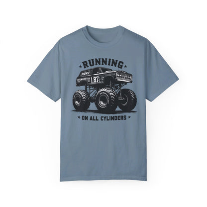 T-Shirt | All Cylinders | Ice Blue