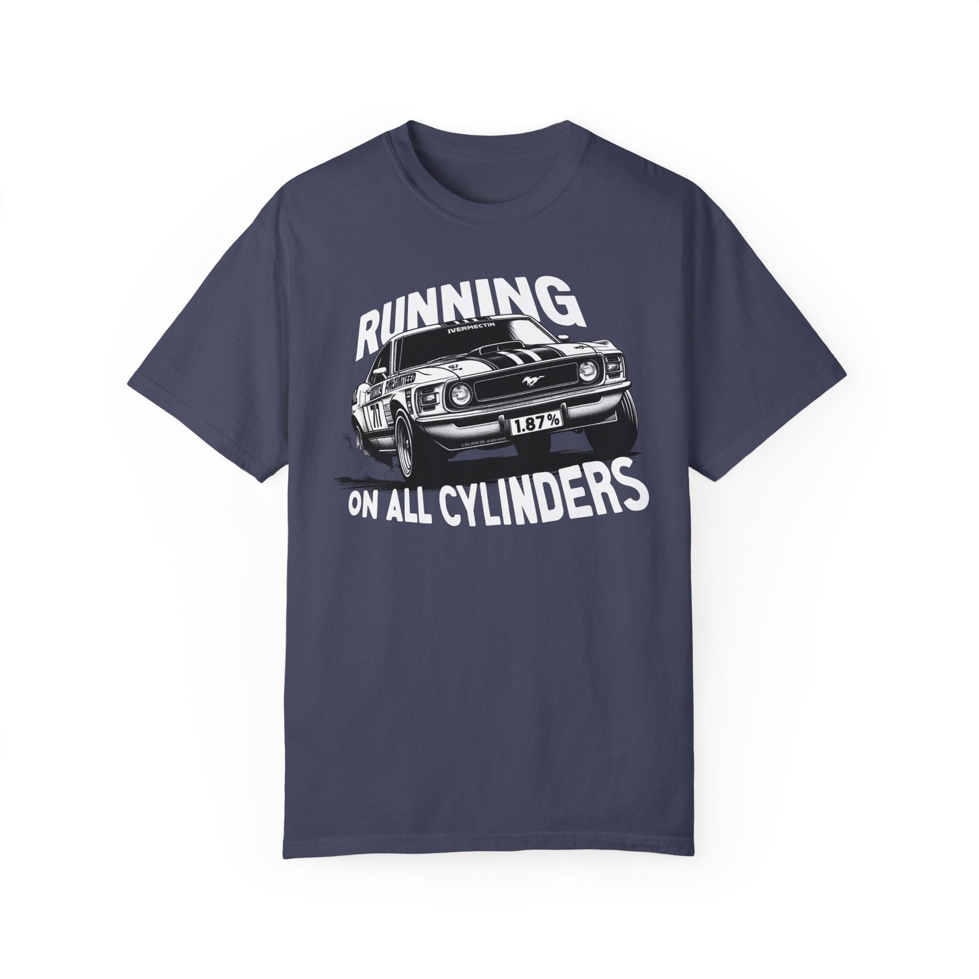 T-Shirt | All Cylinders | Denim