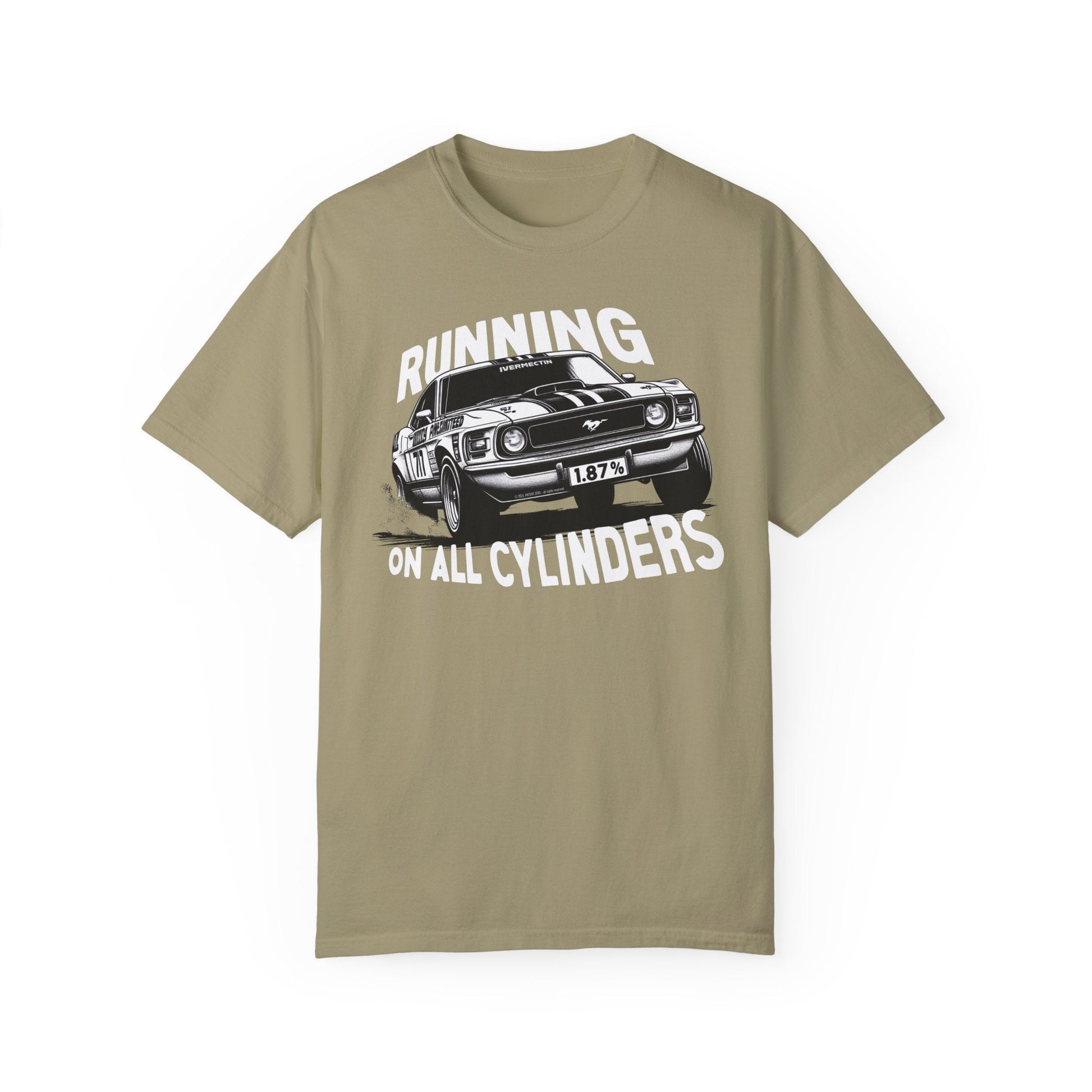 T-Shirt | All Cylinders | Khaki