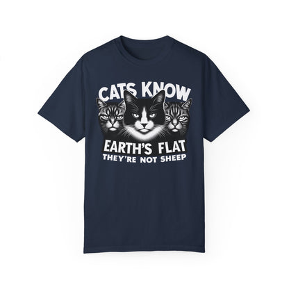 T-Shirt | Cats Know | Navy