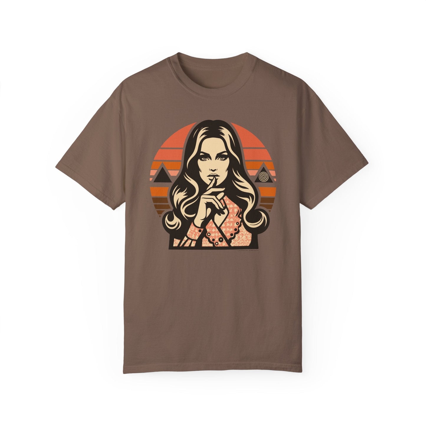 T-Shirt | Conspiracy Lady | Espresso