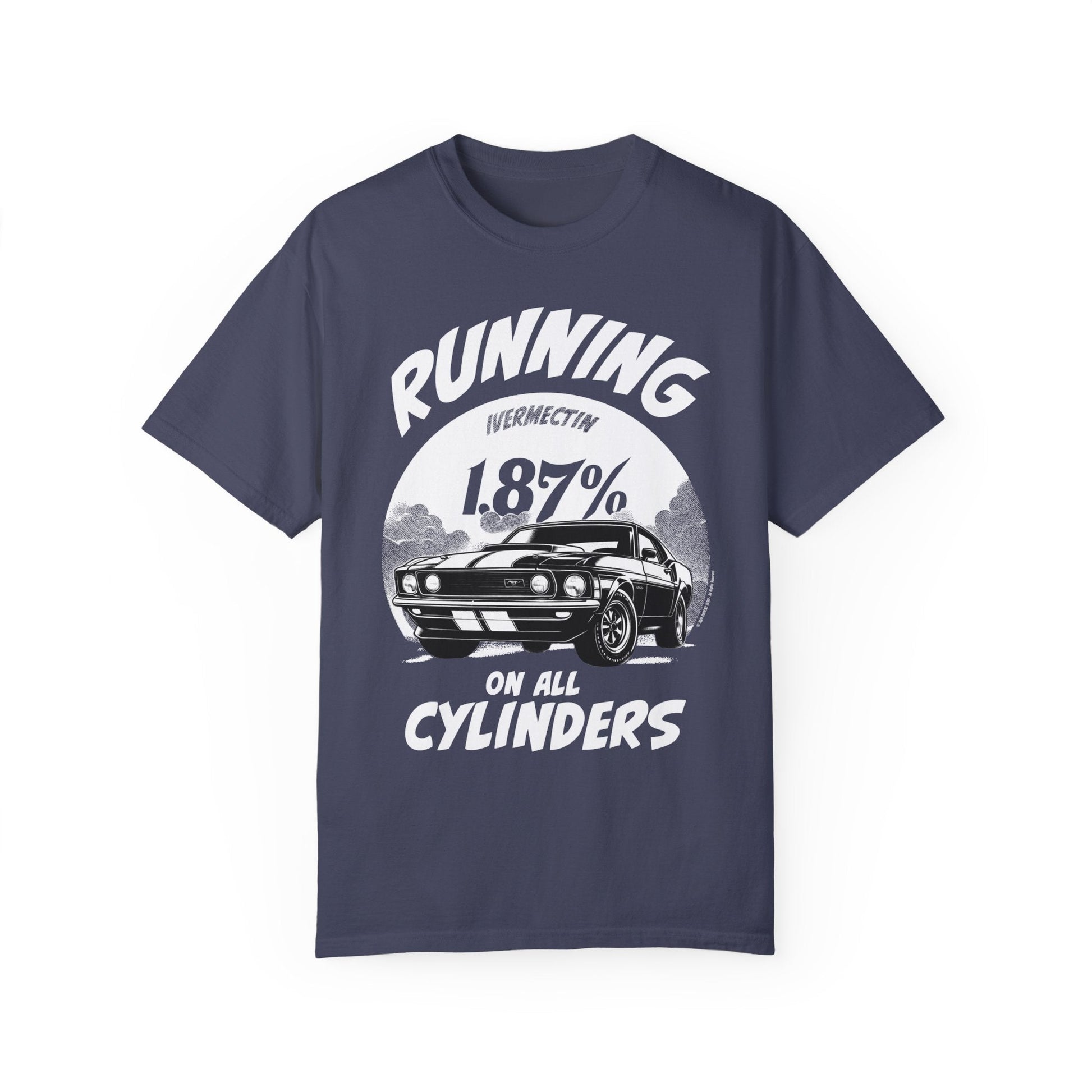 T-shirt | All Cylinders | Denim