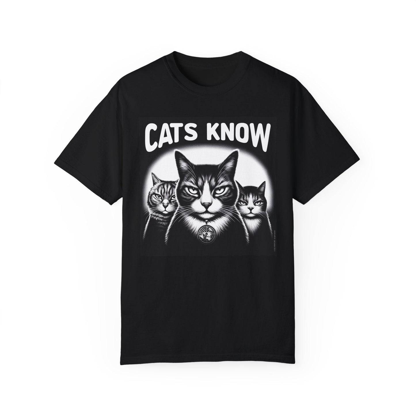 T-Shirt | Cats Know | Black