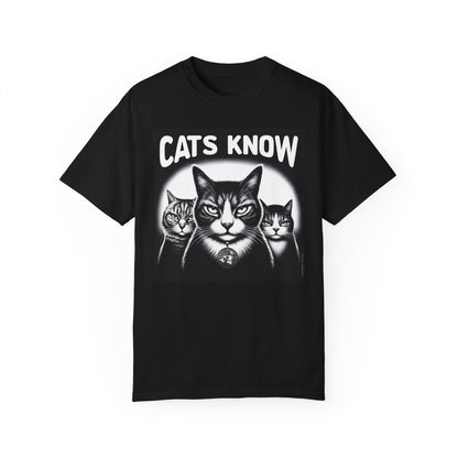 T-Shirt | Cats Know | Black