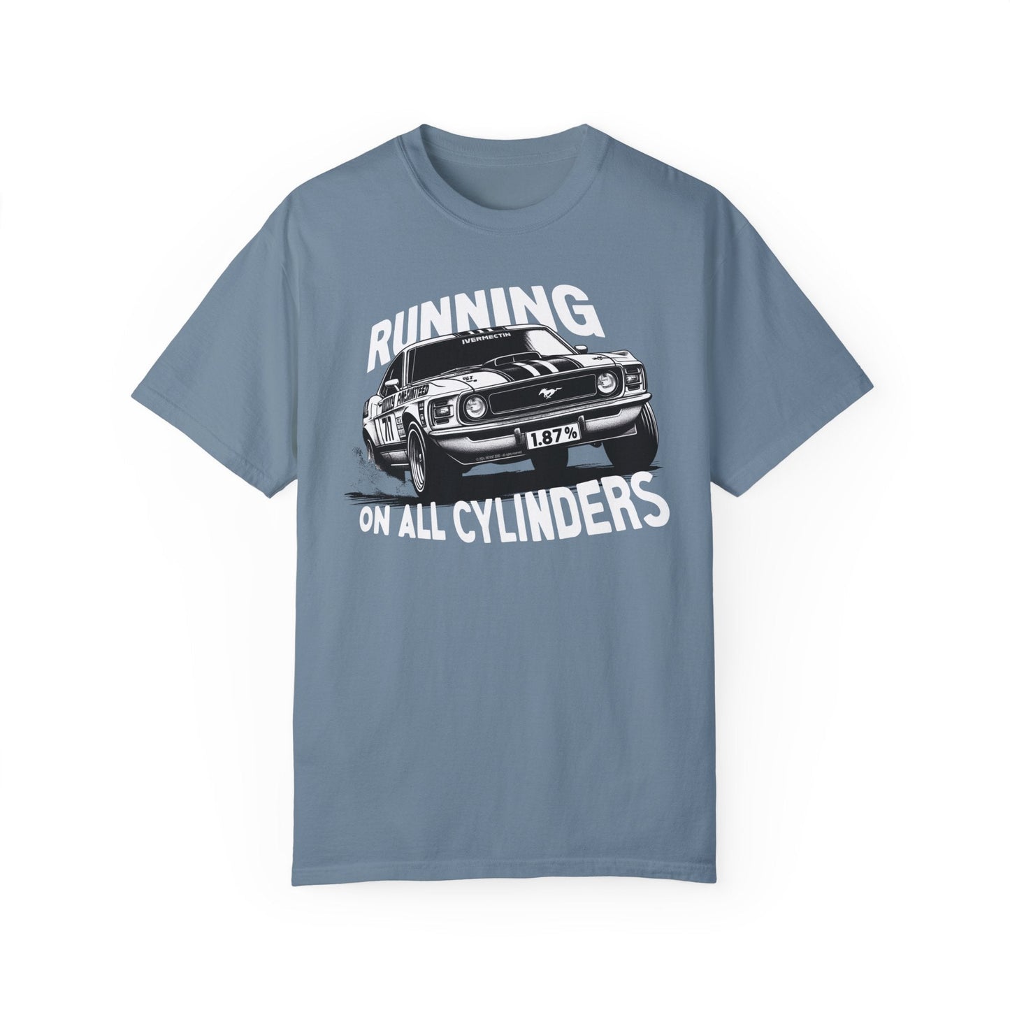 T-Shirt | All Cylinders | Ice Blue