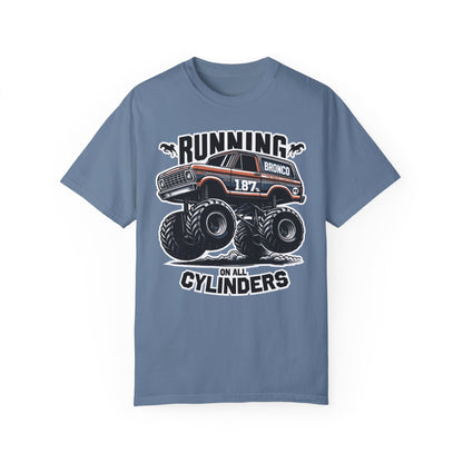 T-Shirt | All Cylinders | Blue Jean