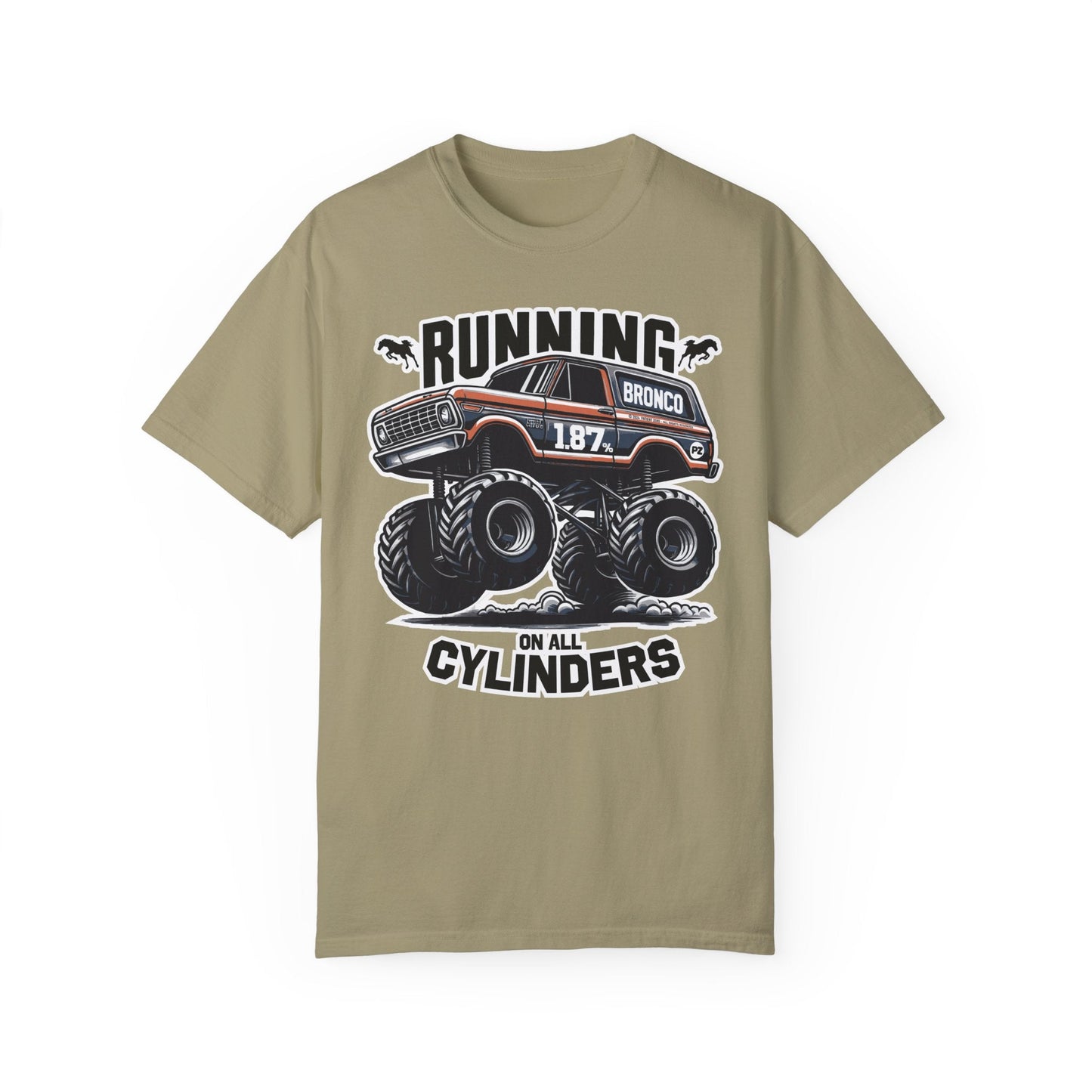 T-Shirt | All Cylinders | Khaki