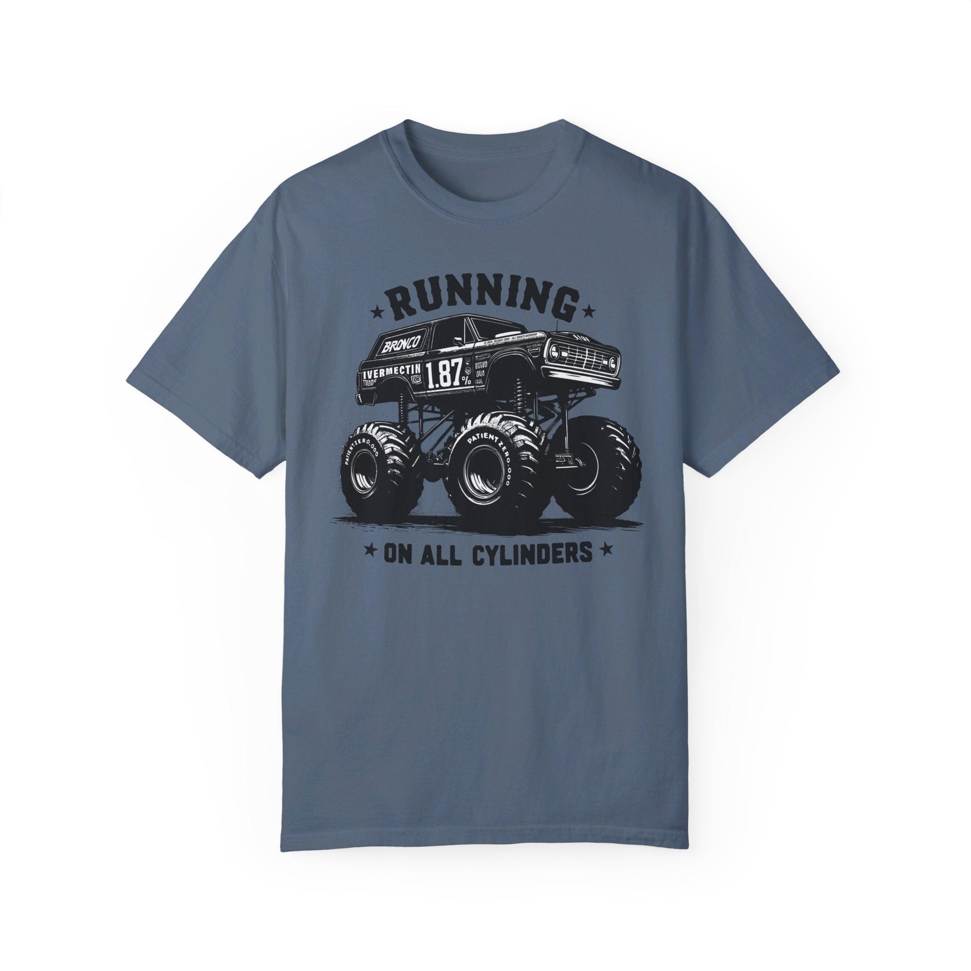 T-Shirt | All Cylinders | Blue Jean