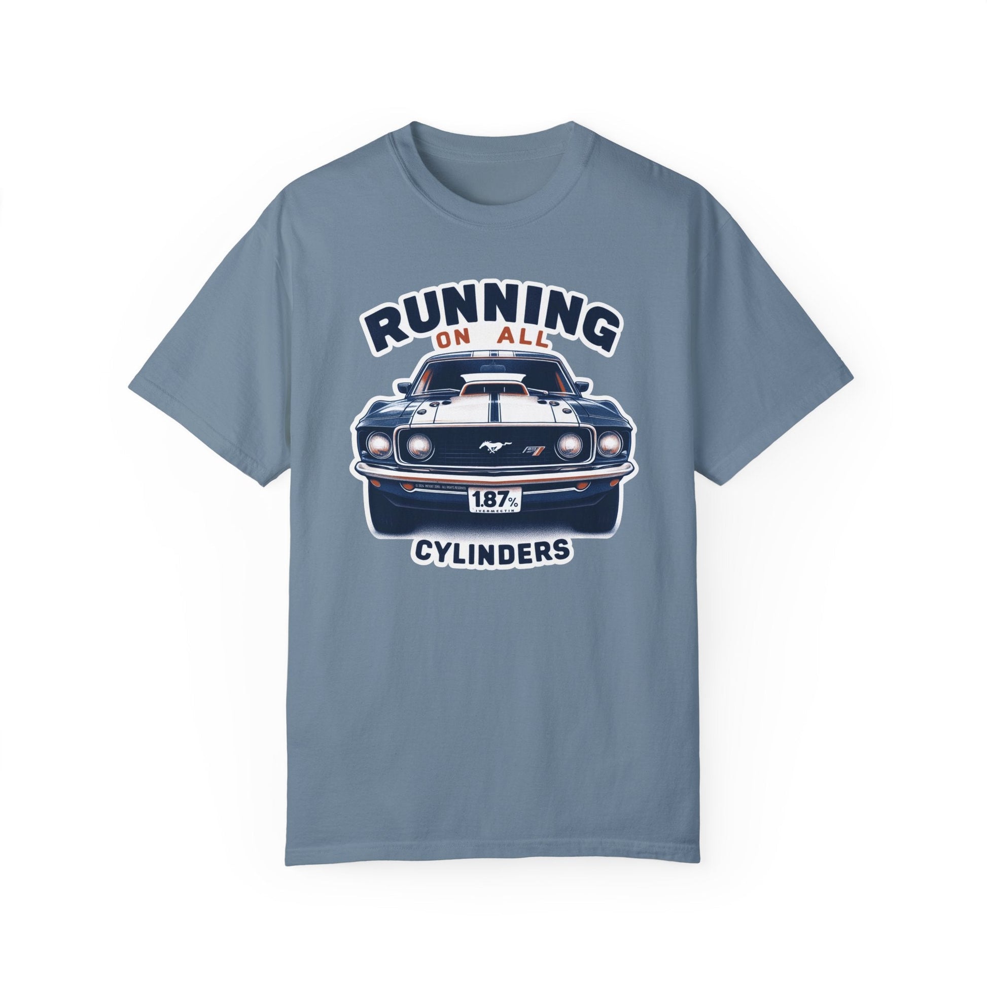 T-Shirt | All Cylinders | Ice Blue