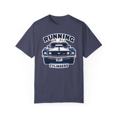 T-Shirt | All Cylinders | Denim