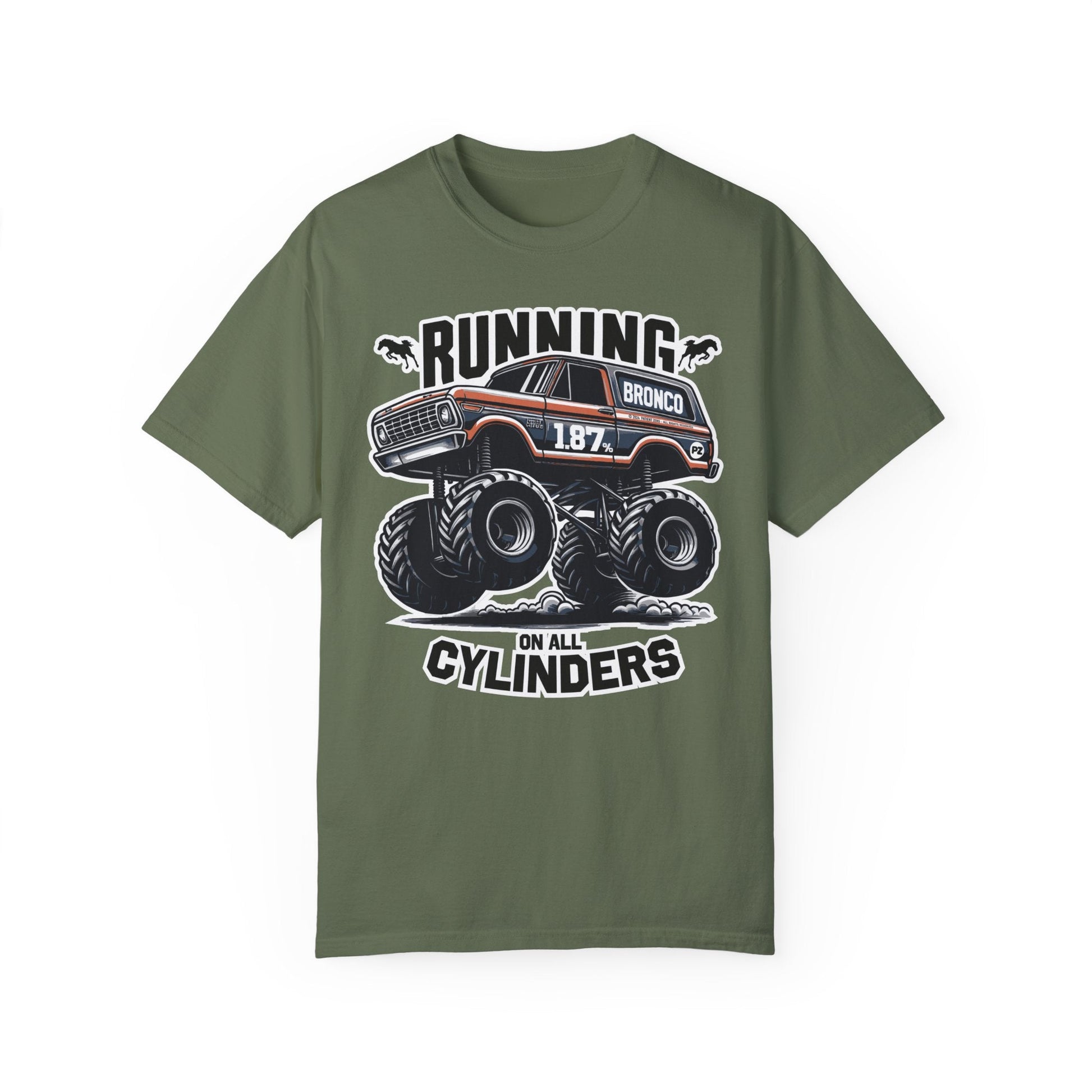 T-Shirt | All Cylinders | Sage