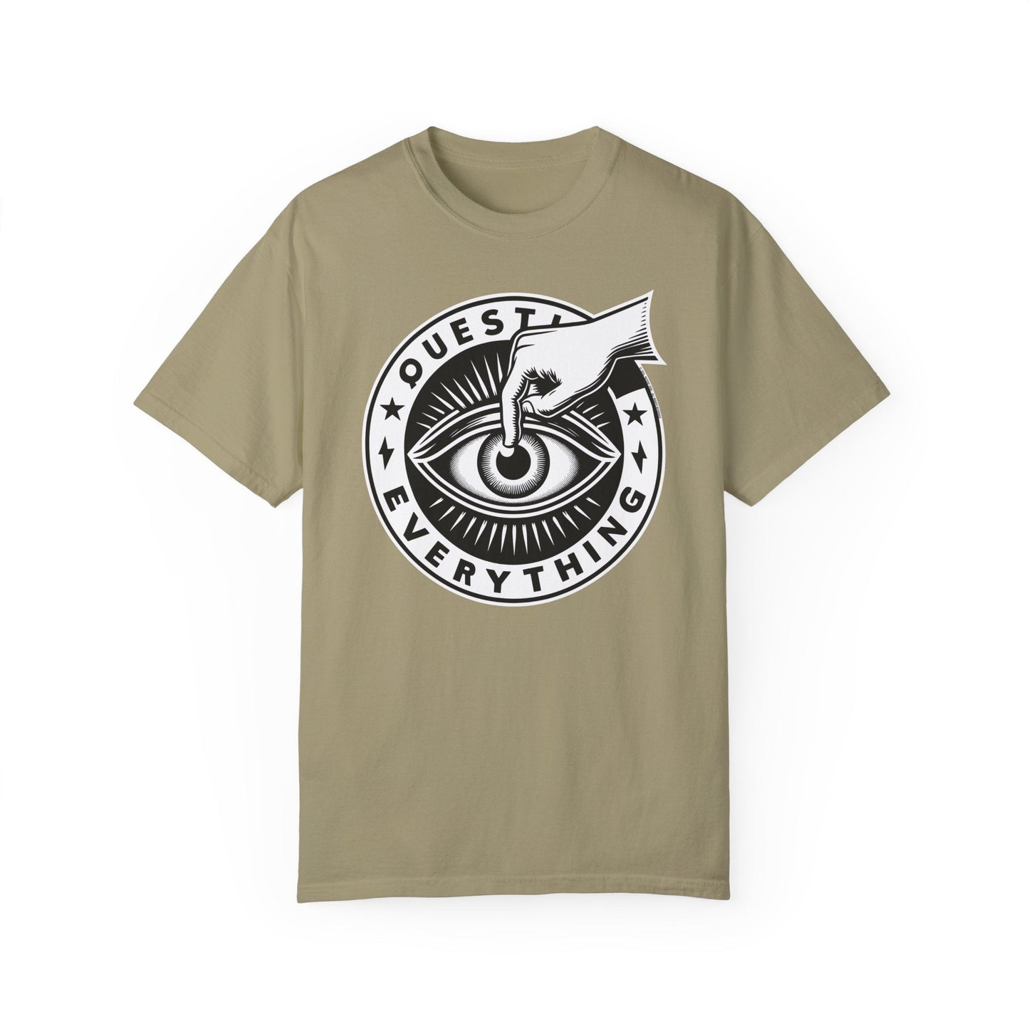 T-Shirt | Question Everything | Khaki