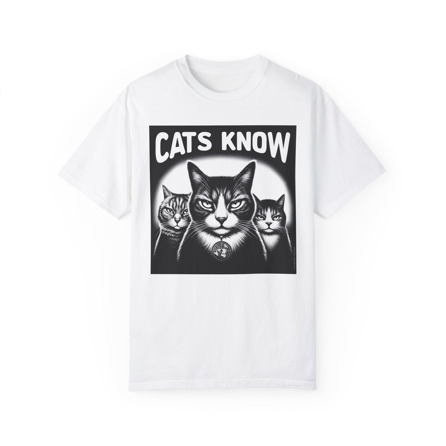 T-Shirt | Cats Know | White