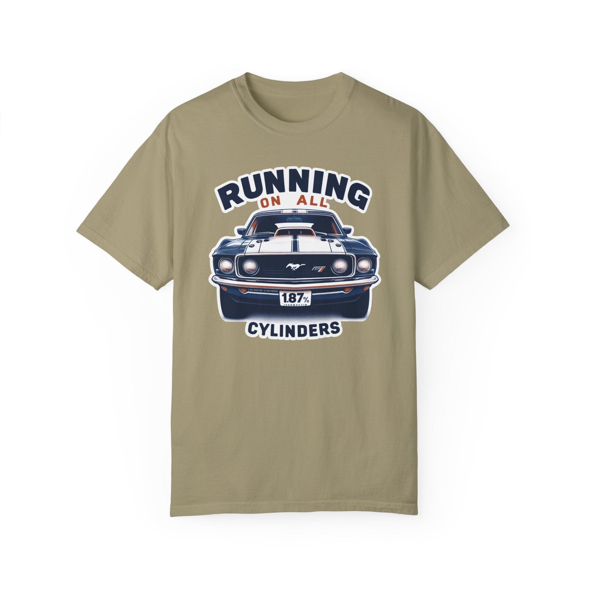 T-Shirt | All Cylinders | Khaki