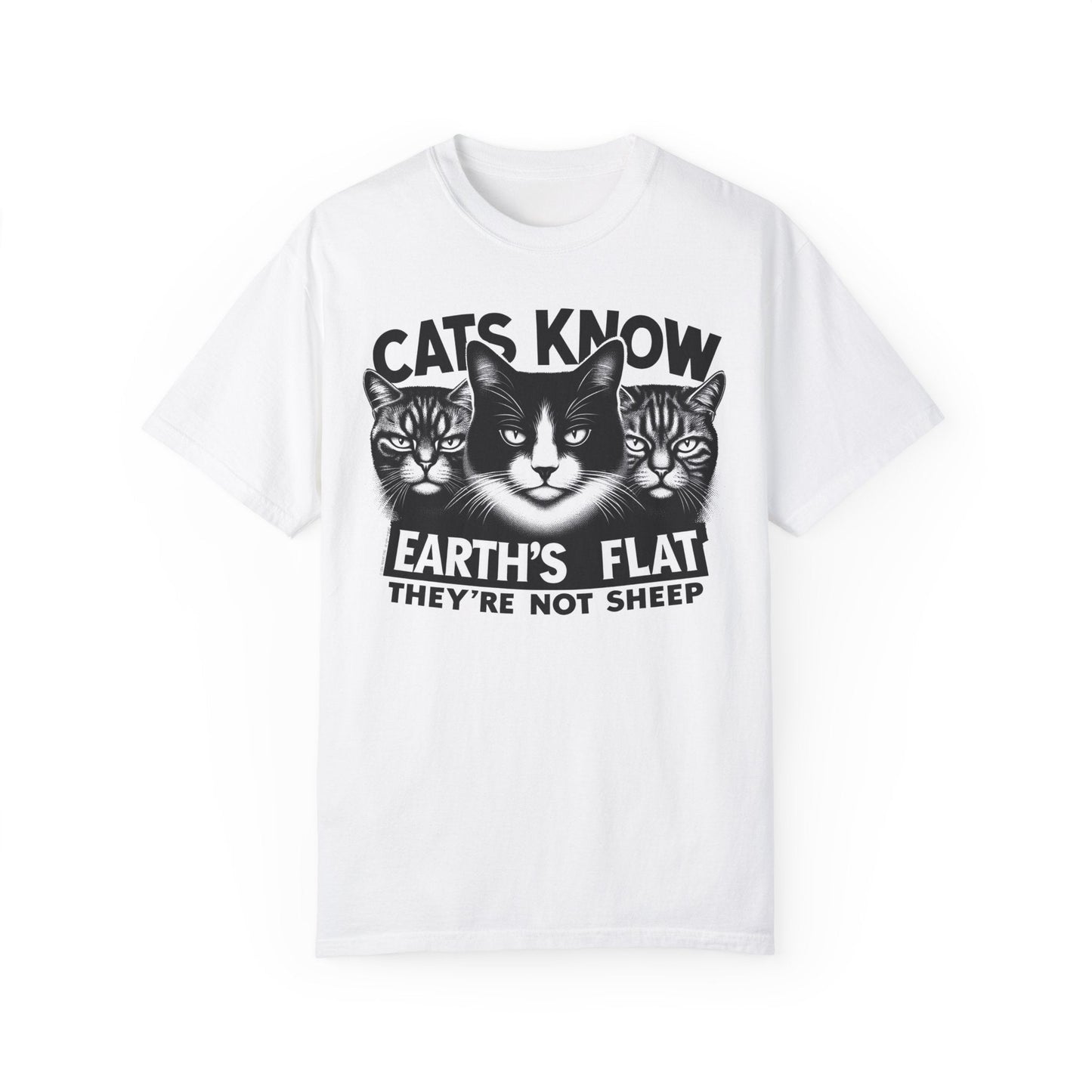 T-Shirt | Cats Know | White