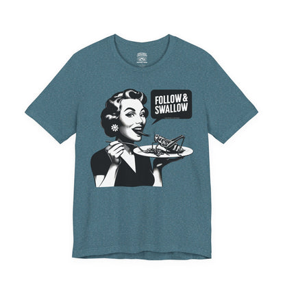T-Shirt | Follow | Heather Deep Teal