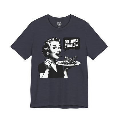 T-Shirt | Follow | Heather Midnight Navy