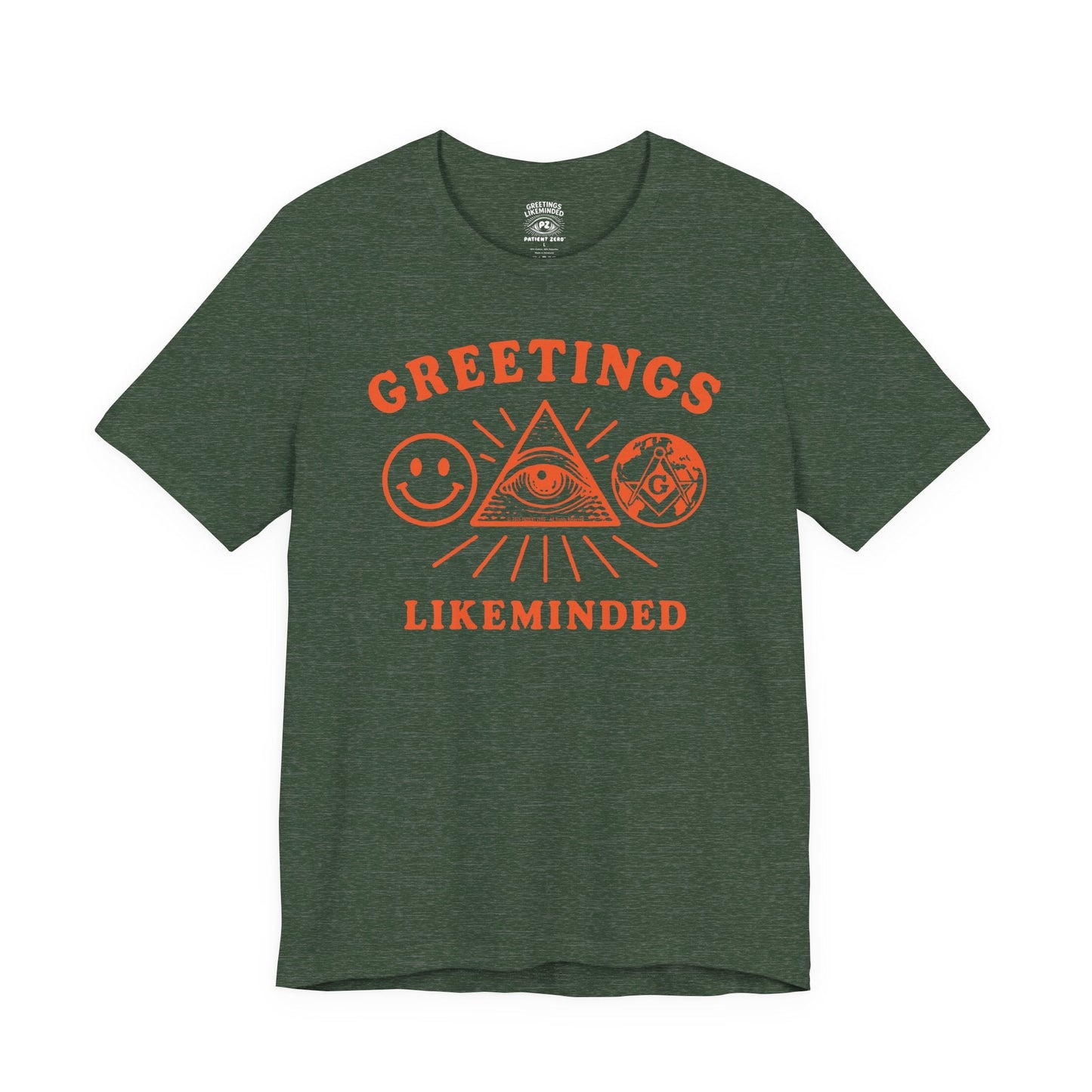 T-Shirt | Greetings Likeminded | Heather Forest