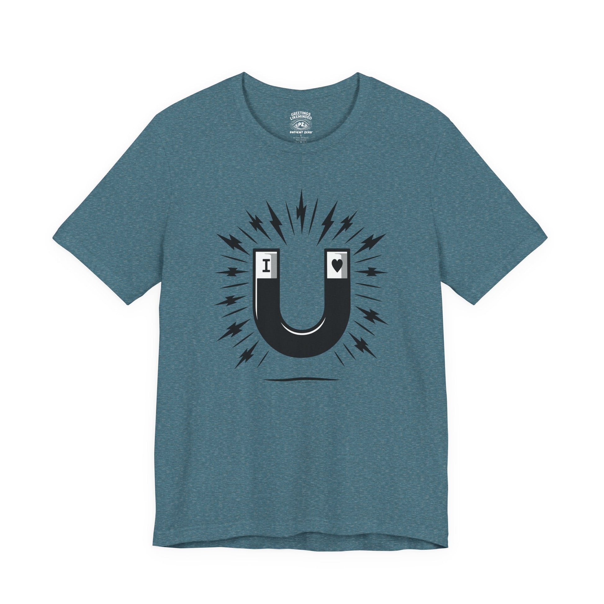 T-Shirt | I ♥ U | Heather Deep Teal