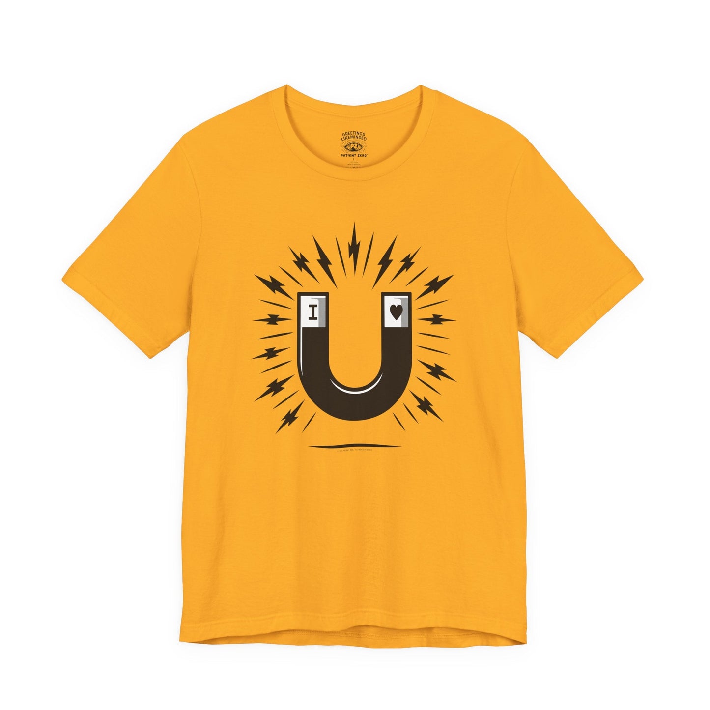 T-Shirt | I ♥ U | Gold