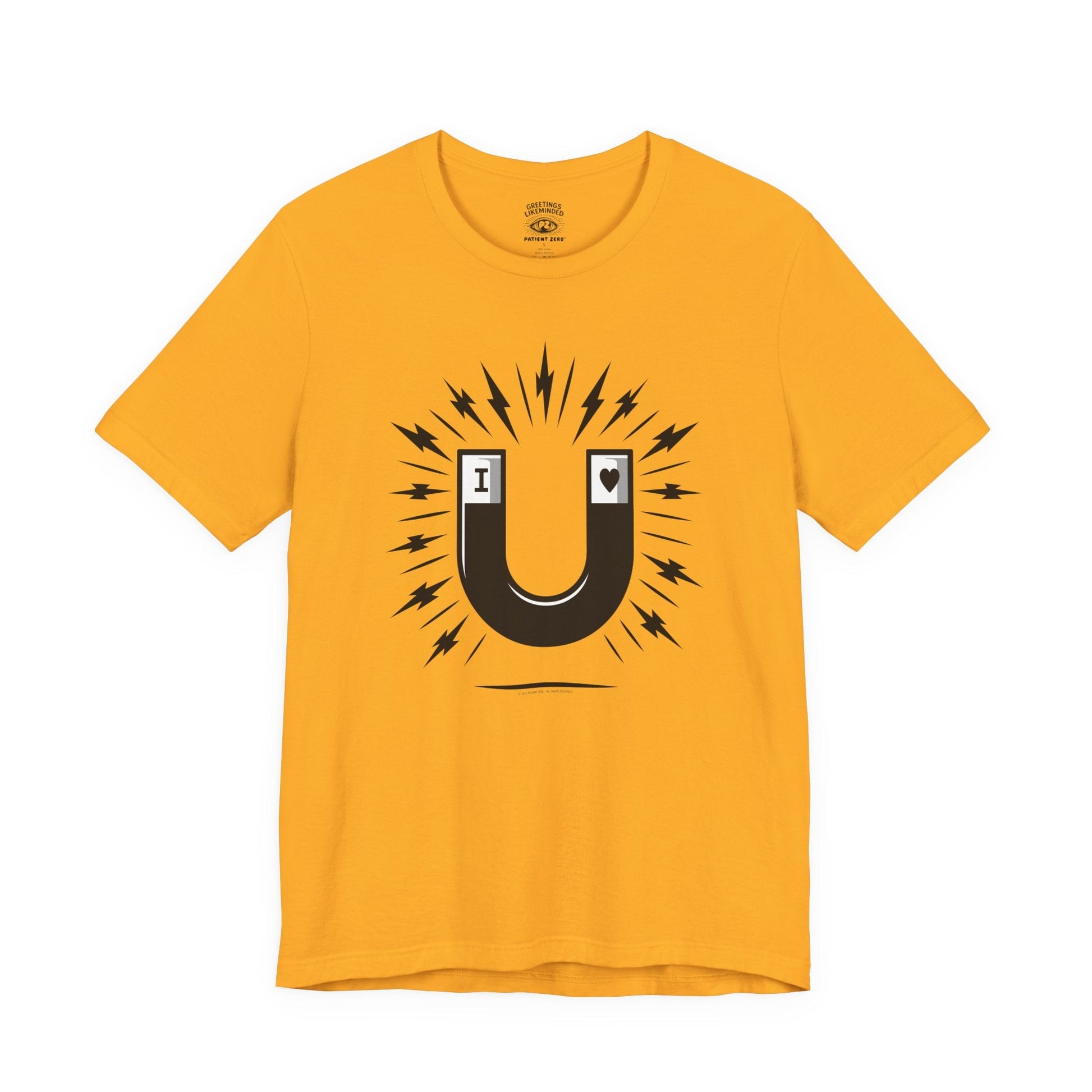 T-Shirt | I ♥ U | Gold