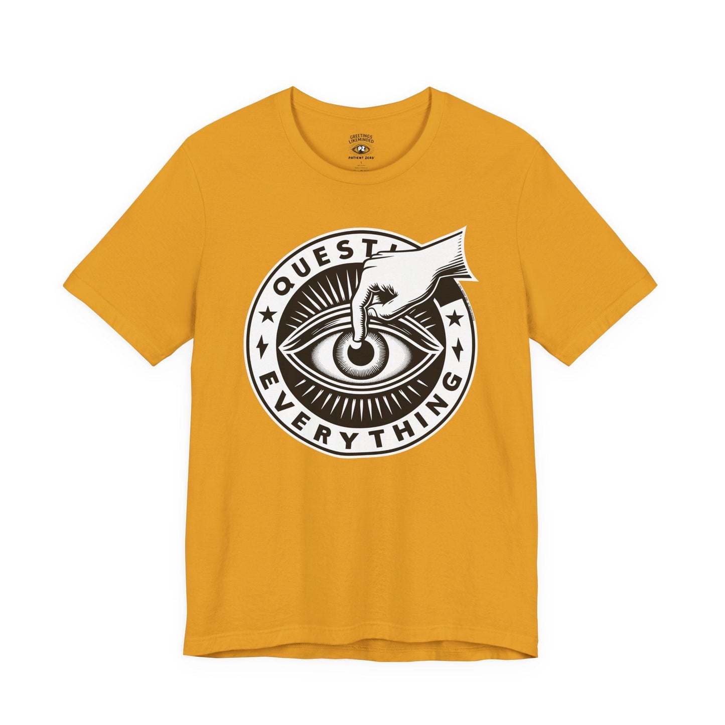 T-Shirt | Question Everrything | Mustard