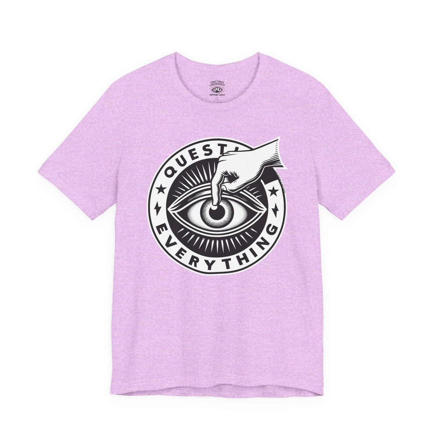 T-Shirt | Question Everrything | Heather Prism Lilac S