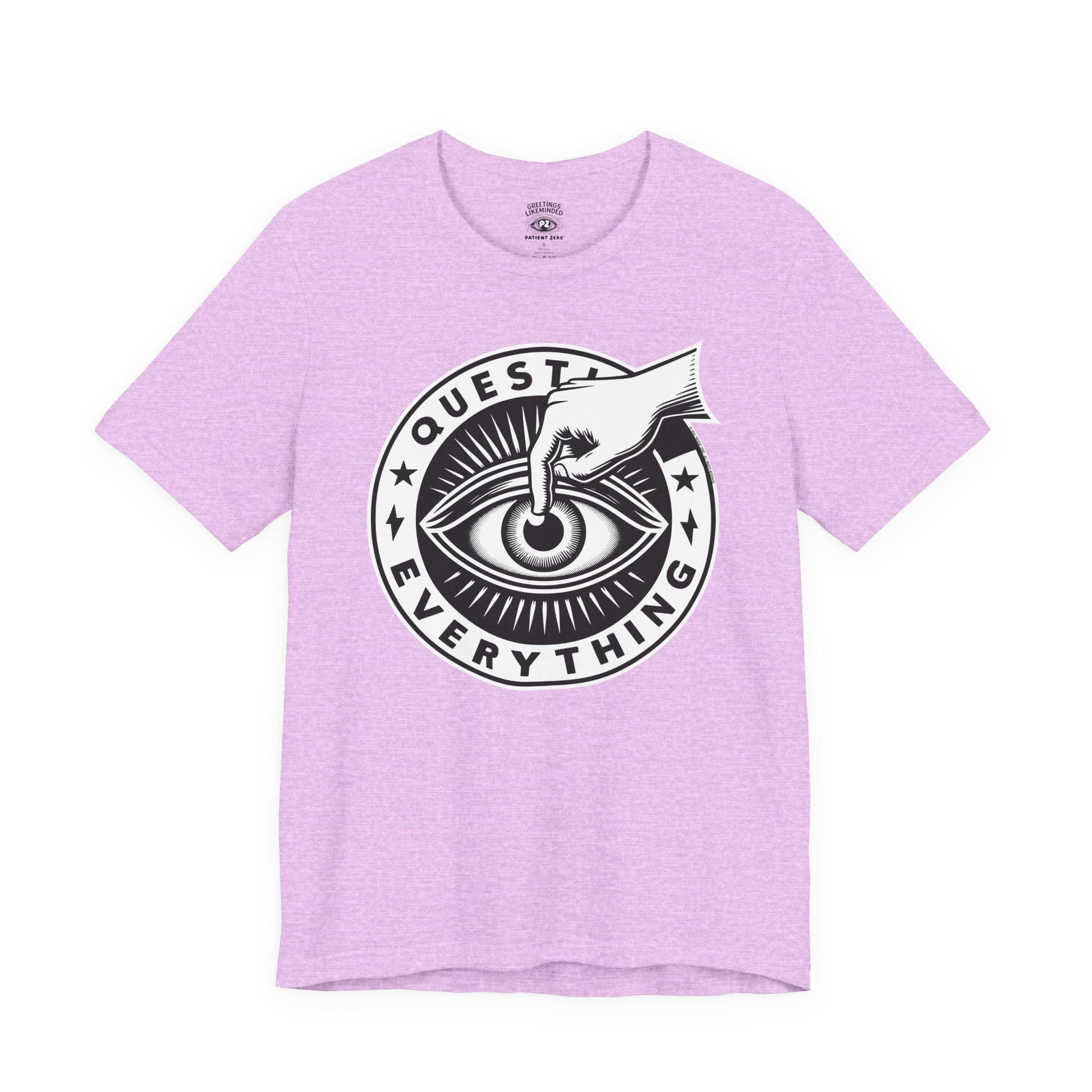 T-Shirt | Question Everrything | Heather Prism Lilac S