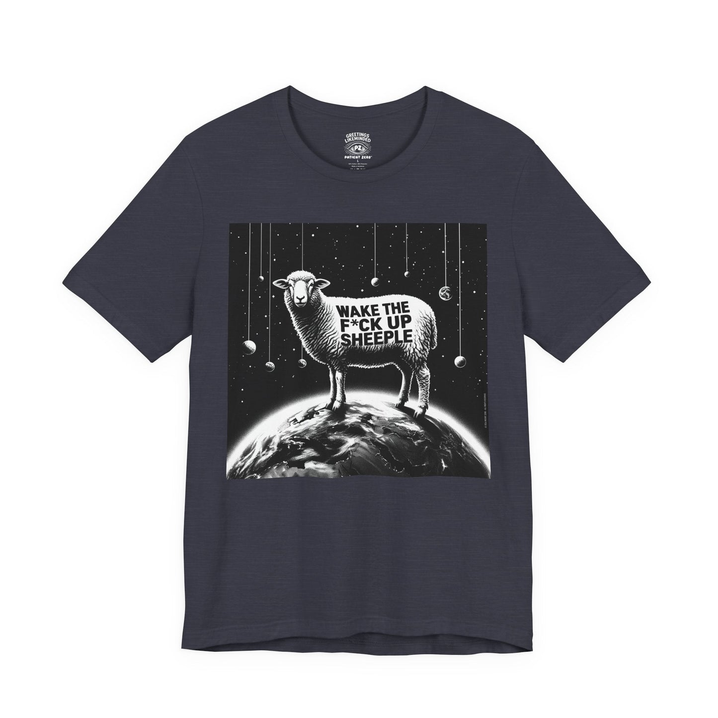 T-Shirt | Sheeple | Heather Midnight Navy