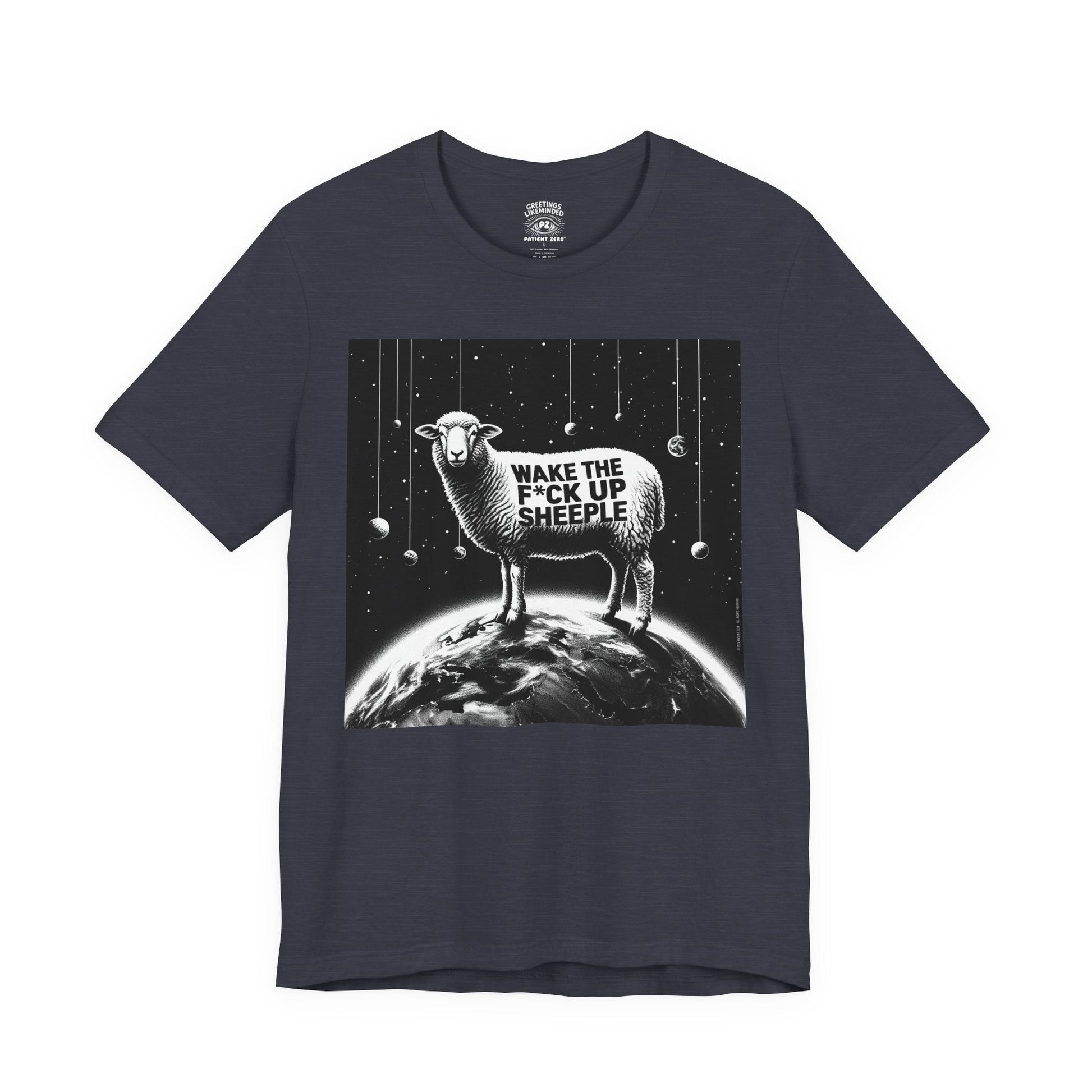 T-Shirt | Sheeple | Heather Midnight Navy