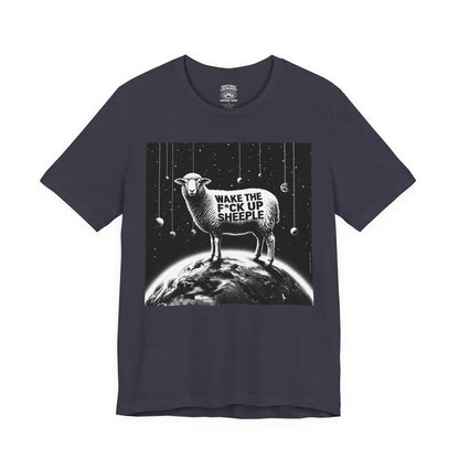 T-Shirt | Sheeple | Heather Midnight Navy