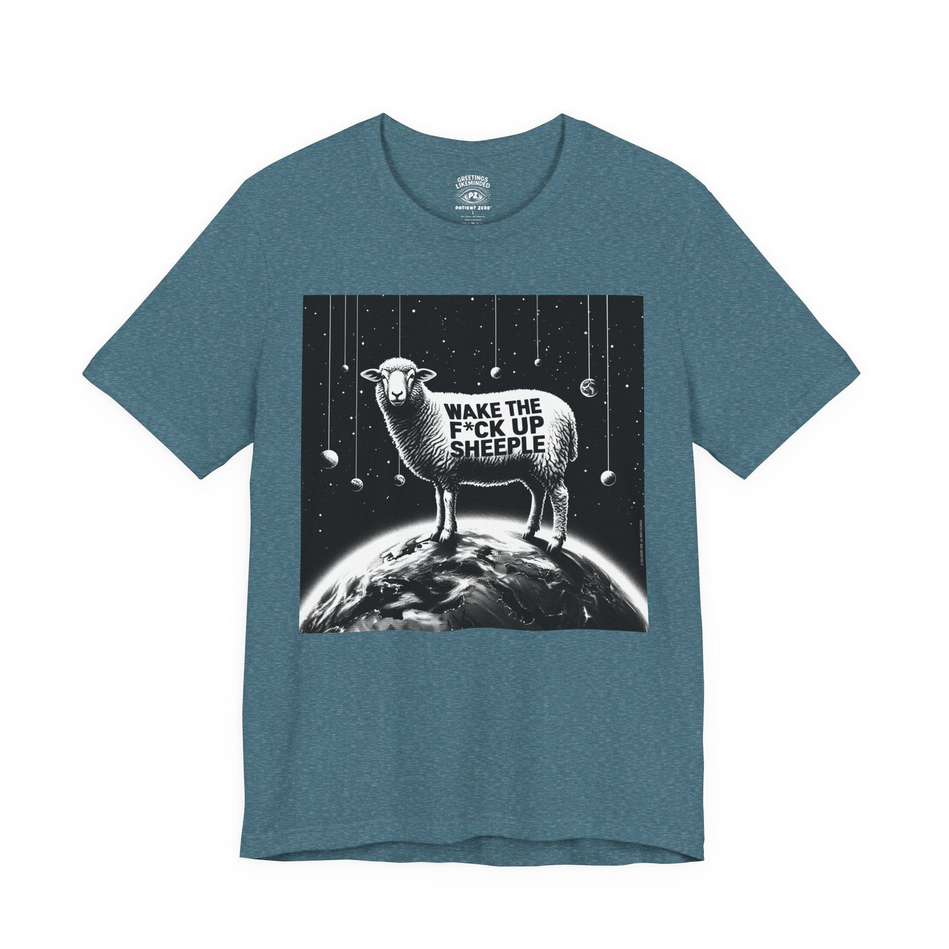 T-Shirt | Sheeple | Heather Deep Teal