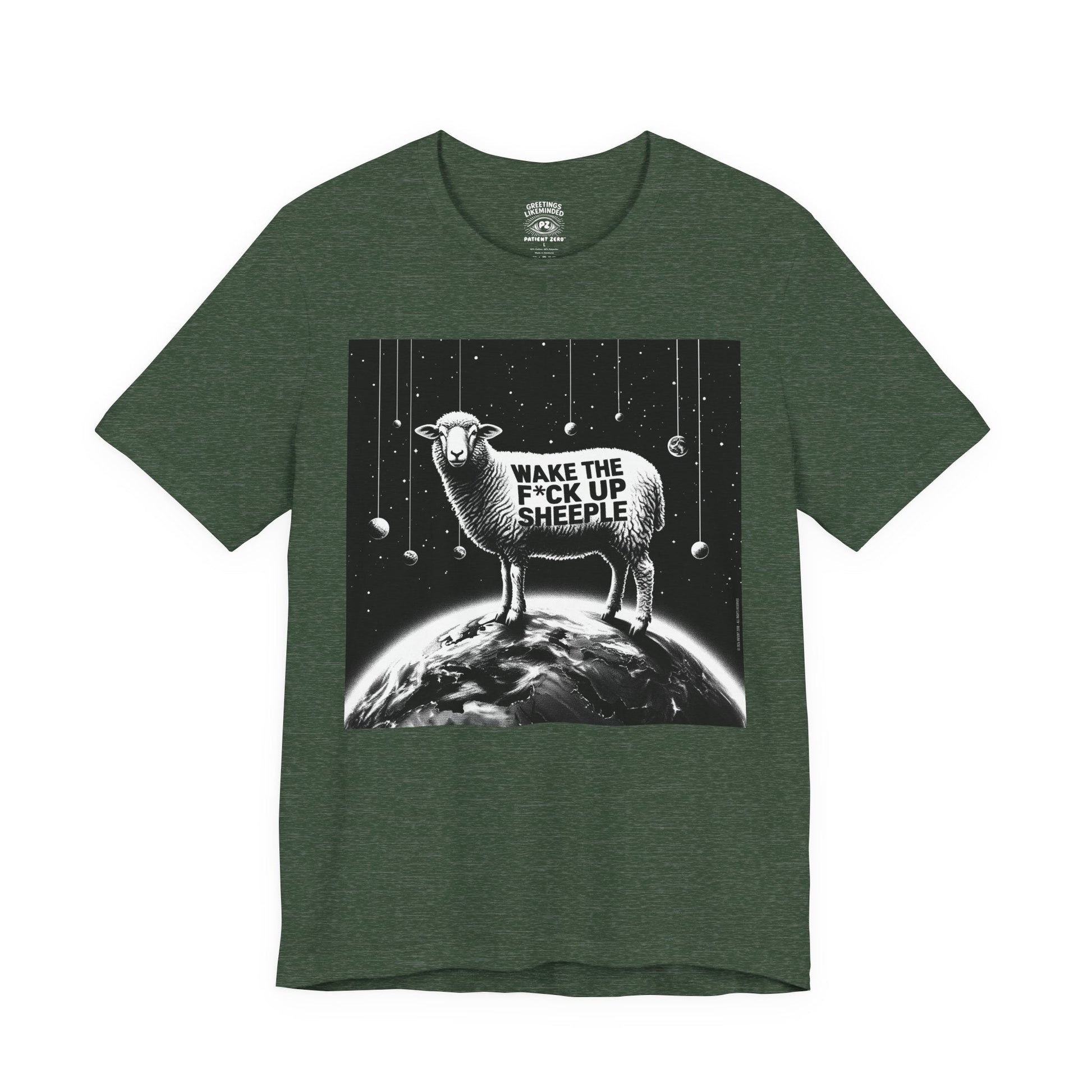 T-Shirt | Sheeple | Heather Forest