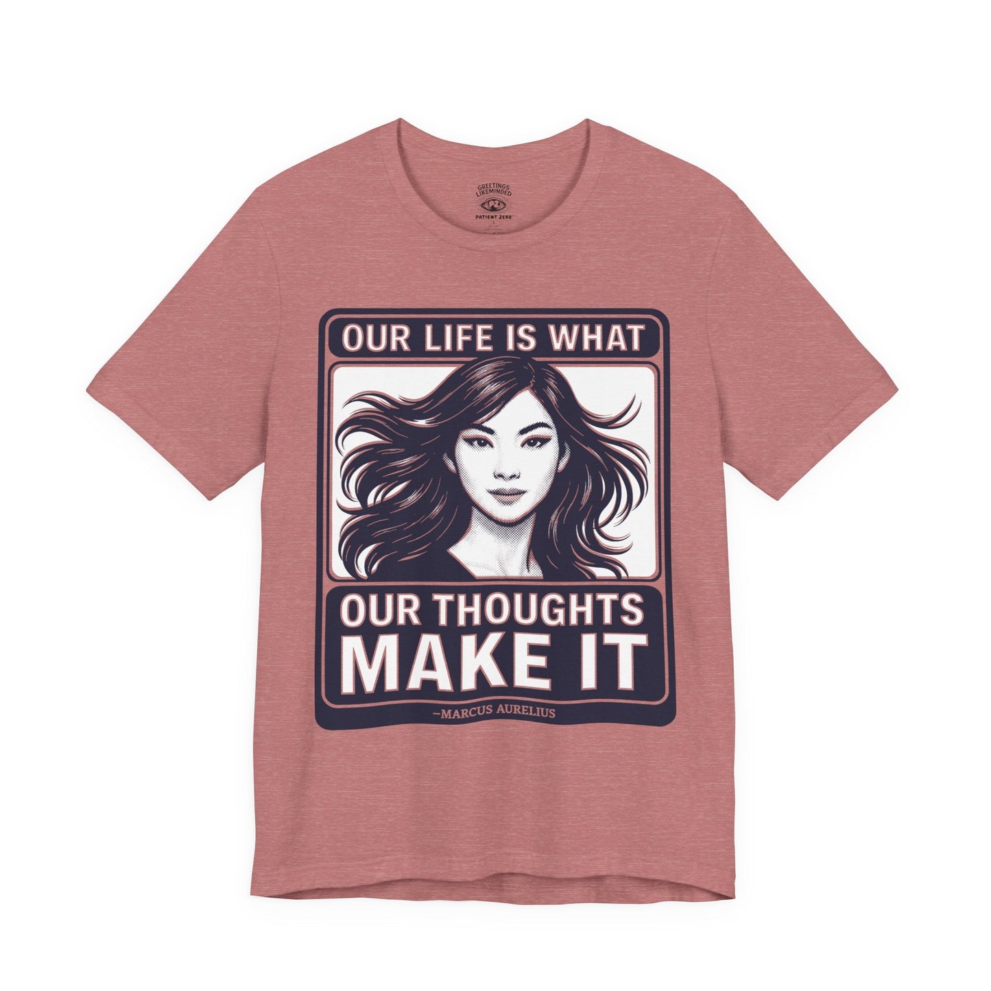 T-Shirt | Thoughts | Heather Mauve