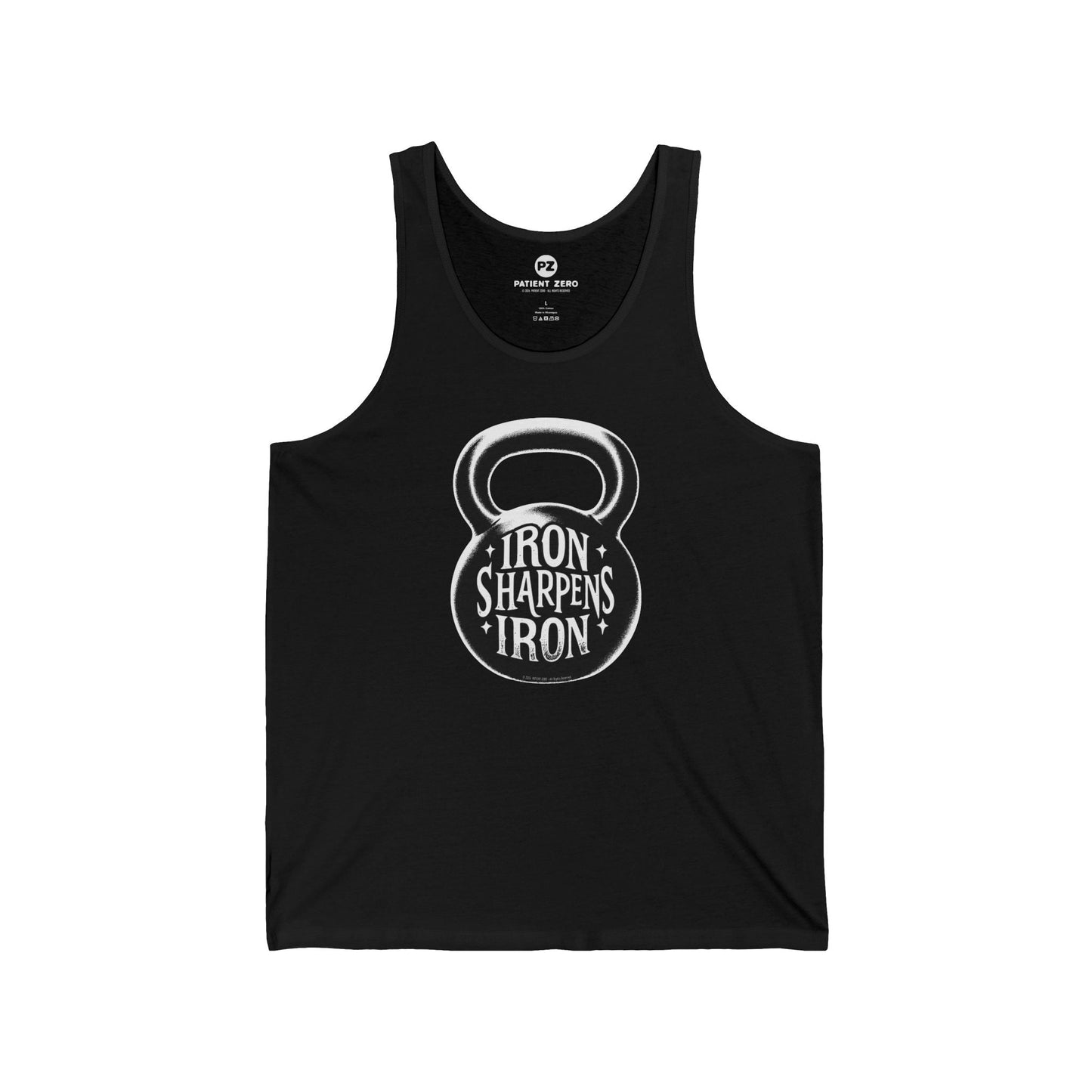 Tanktop Unisex | Iron Sharpens Iron | Black