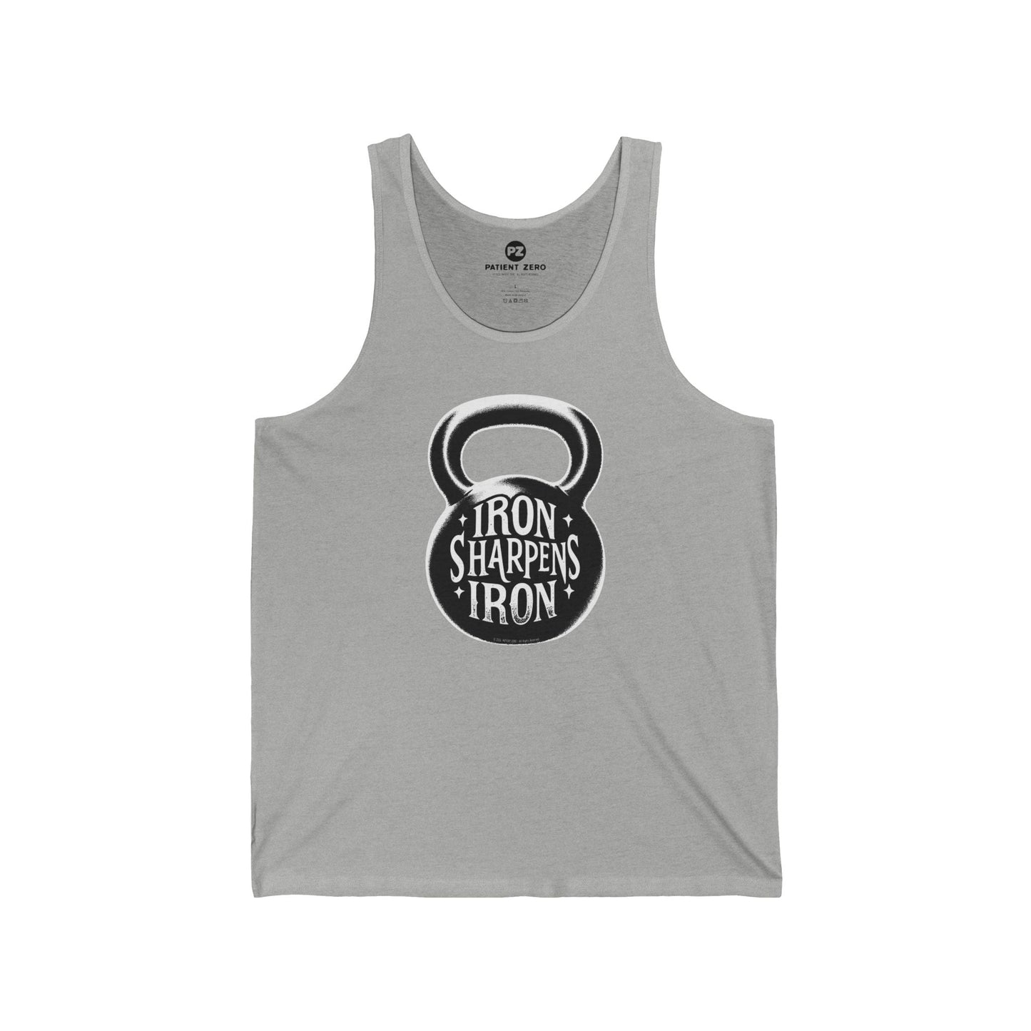 Tanktop Unisex | Iron Sharpens Iron | Athletic Heather